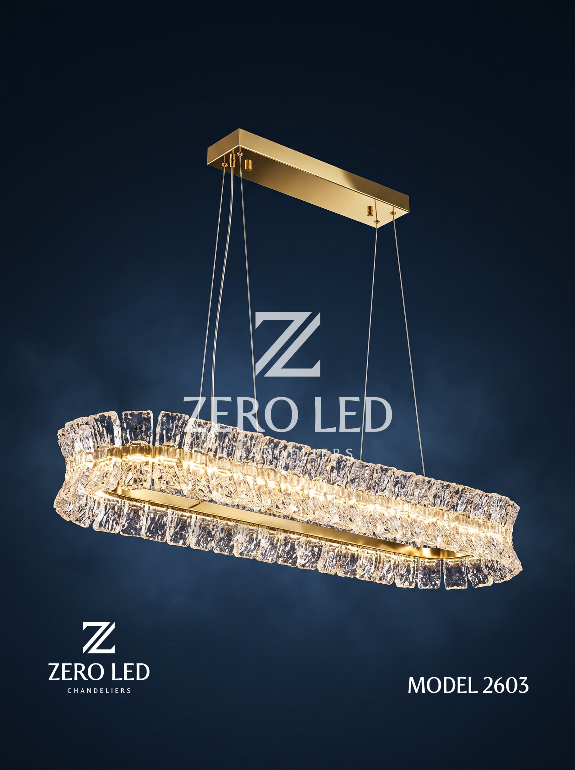 Uzunchoq muz kristalli ZERO LED Model 2603 qandili
