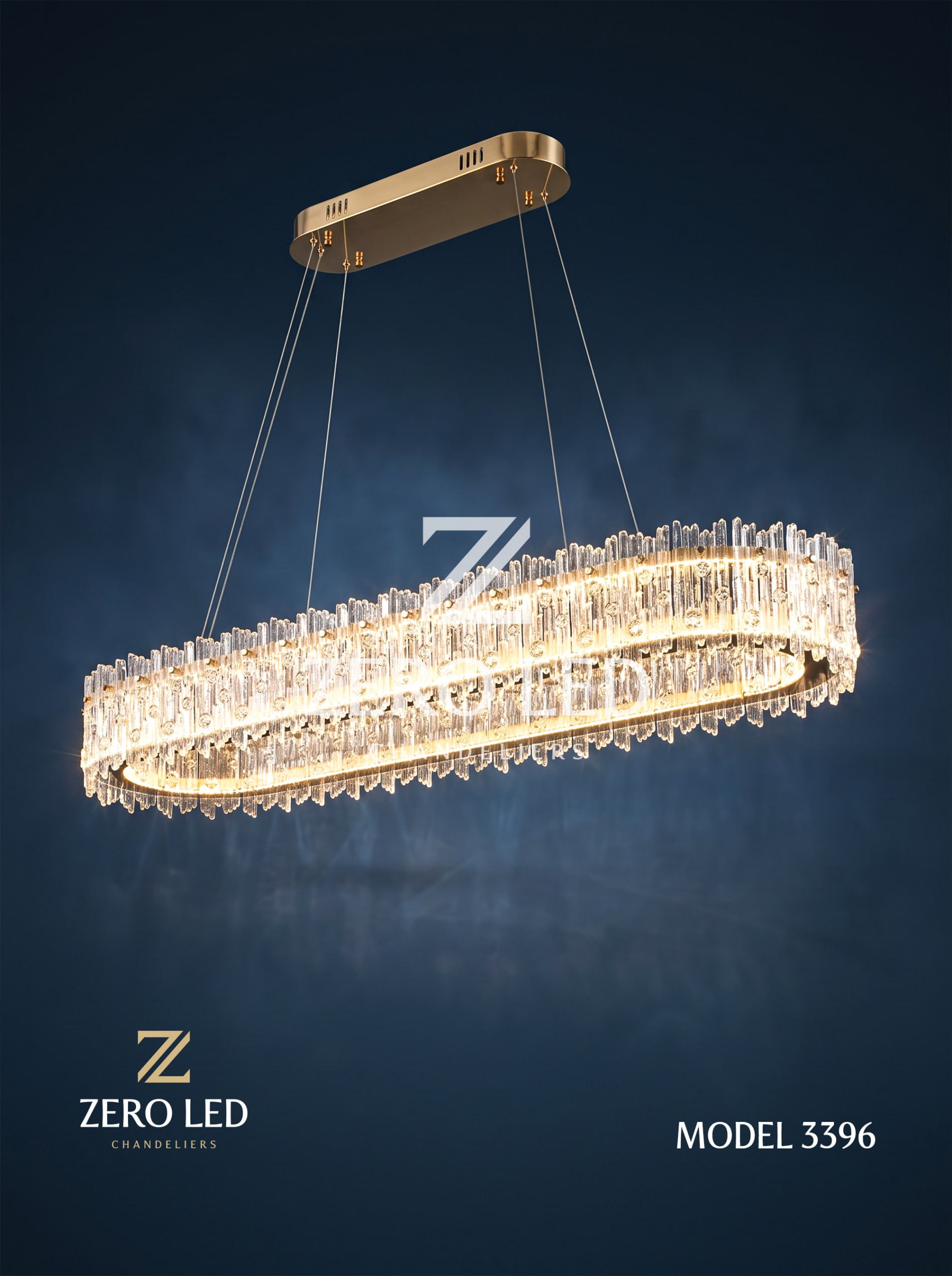 ZERO LED Model 3396 uzunchoq kristall qandili